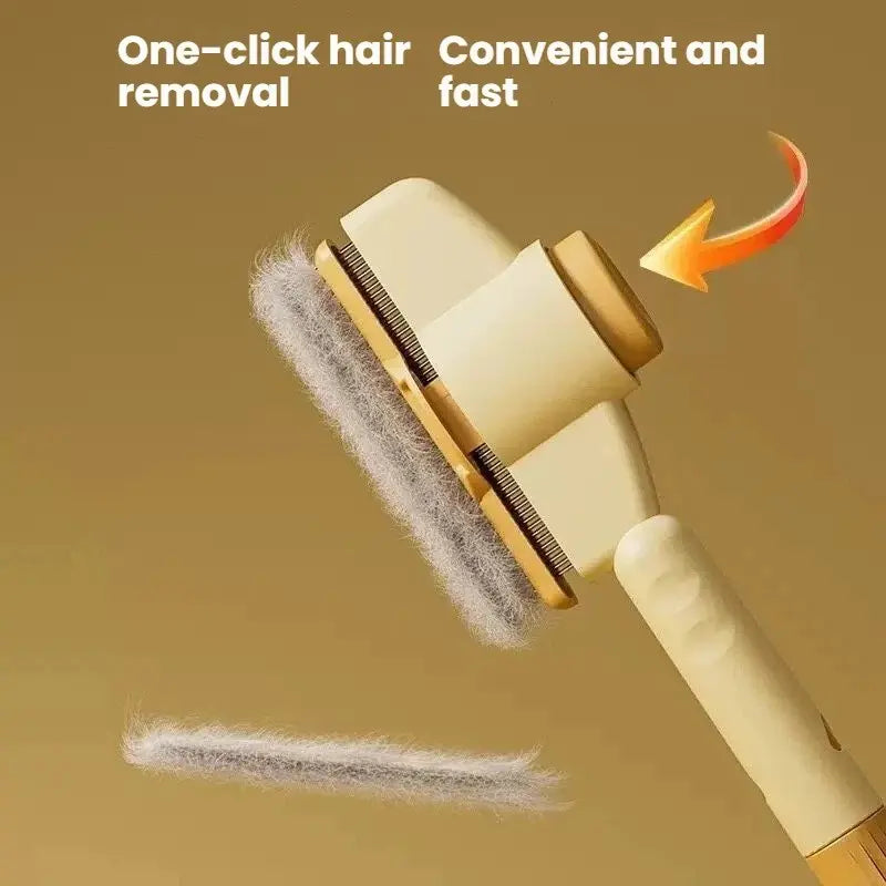 Pet Grooming Brush Set, 3-Piece Stainless Steel Comb for Dogs & Cats, Easy-To-Use Design, Removes Dead Hair, Fleas, Eye Discharge, Stool